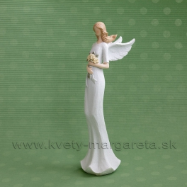 Anjel Flying Angels so žltými ružami v rukách 33 cm Anjel Flying Angels so žltými ružami v rukách 33 cm