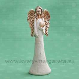 ANJEL SOFIA so srdcom v ruke bielo-terakotová 18 cm ANJEL SOFIA so srdcom v ruke bielo-terakotová 18 cm