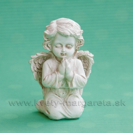 Anjel kľačiaci - modliaci sa krémový 10 cm Anjel kľačiaci - modliaci sa krémový 10 cm