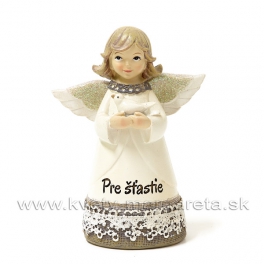 Anjel Miništrant s vtáčikom "Pre Šťastie" 17cm Anjel Miništrant s vtáčikom "Pre Šťastie" 17cm