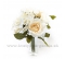 Kytička Ruže s Hortenziou Biedermayer Pistáciovo biela-zľava 30%