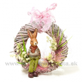 Veniec Zajac s konvalinkami 24cm Veniec Zajac s konvalinkami 24cm