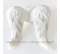 Anjelské krídla biele 34cm