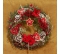 Aranžmán Veniec vianočná ruža 30cm