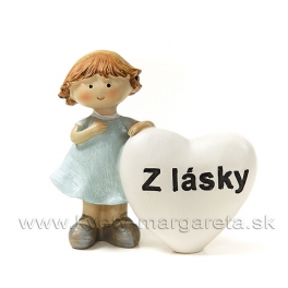 Chlapček Hugo so srdcom  - Z lásky - 7cm