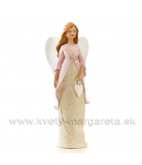 Anjel Sandra v tunike rúžovo-krémový 35cm