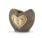 Srdce nádoba - kôra dreva 29cm