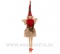 Bábika Anjelik v čiapke béžovo-červená 39cm