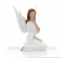 Anjel Innocent sediaci biely 19cm
