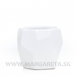 Nádoba Abstract porcelán biely 7cm