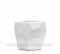 Kvetináč žliabky porcelán biely 13cm