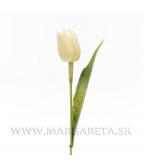 Tulipán plastový broskyňový 50cm