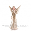Anjel Zlaté šaty s ornamentom - záves 9cm