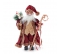 Santa Claus s mikulášskou barlou 55cm Burgundy