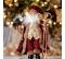 Santa Claus s mikulášskou barlou 55cm Burgundy