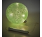Sklenená svietiaca guľa s námrazou LED záves 12cm