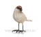 Vtáčik krémovo-hnedý 12cm