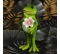 Žabiak s kvetom zelený 16cm