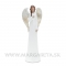 Anjel s glitrovanými krídlami 44cm