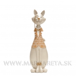 Mačka cviker Eleg&aacute;n junior 31cm Cream-Brown