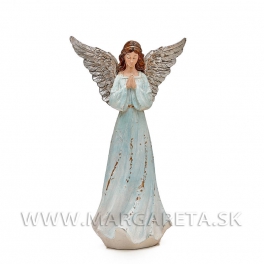 Anjel Modlitba 29cm Grey-Gold