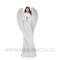 Anjel Ochrany s bodkami 35cm White-Gold