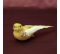 Zlatý vtáčik s flitrami na štipci