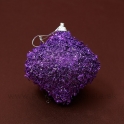 Vianočná cibuľka lupienky fialová 8cm 3ks - zľava 40%