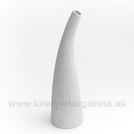 Keramika Letokruhy Roh 40cm biely - zľava 50%