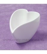 Porcelánová miska srdce zahnuté 11cm