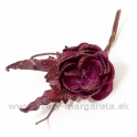 Ranunculus vetvička Satén a glitter Burgundy