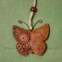 Motýľ hrdzavý Rusty 6cm Motýľ hrdzavý Rusty 6cm