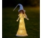 Dievčatko anjelik v bielostrieborných šatách 40 cm