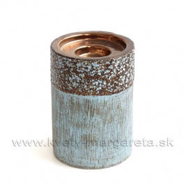 Keramika Cooper DUO - svietnik valec 14cm Keramika Cooper DUO - svietnik valec 14cm