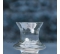 Váza Sandra Rich rozšírené diskové telo číre sklo 19.5 cm