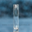 Váza Sandra Rich úzky rovný valec číre sklo 22cm